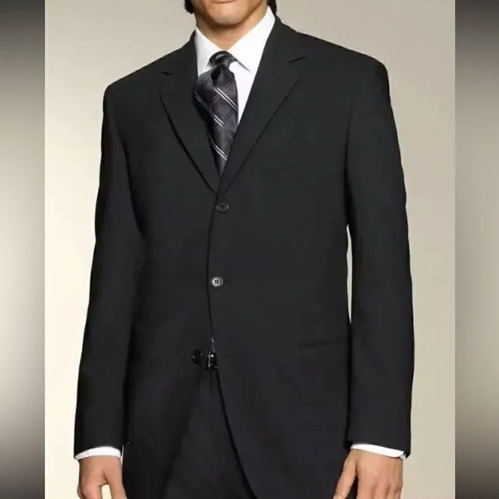 Hugo Boss Einstein Black Pure New Wool Classic Blazer Size 42R